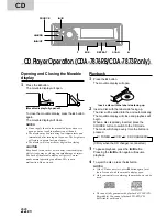 Предварительный просмотр 24 страницы Alpine CDA-7873R Owner'S Manual