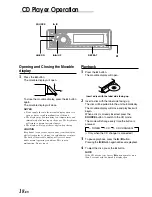 Предварительный просмотр 20 страницы Alpine CDA-7878 Owner'S Manual