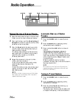 Preview for 16 page of Alpine CDA-7878R Owner'S Manual