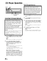 Предварительный просмотр 22 страницы Alpine CDA-7892E Owner'S Manual