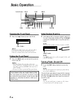 Предварительный просмотр 6 страницы Alpine CDA-7969R Owner'S Manual