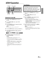 Предварительный просмотр 13 страницы Alpine cda-9805 Owner'S Manual