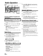 Предварительный просмотр 16 страницы Alpine cda-9805 Owner'S Manual