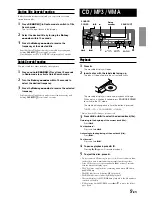 Предварительный просмотр 11 страницы Alpine CDA-9811 Owner'S Manual