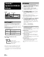 Preview for 28 page of Alpine CDA-9811R Owner'S Manual