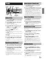 Предварительный просмотр 11 страницы Alpine CDA-9820XM Owner'S Manual