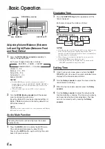 Предварительный просмотр 8 страницы Alpine CDA-9825 Owner'S Manual