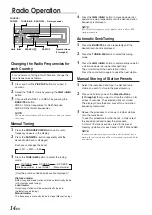 Предварительный просмотр 16 страницы Alpine CDA-9825 Owner'S Manual