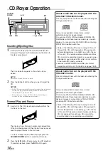 Предварительный просмотр 18 страницы Alpine CDA-9825 Owner'S Manual