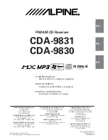 Alpine CDA-9830 Owner'S Manual preview