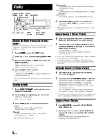 Предварительный просмотр 10 страницы Alpine CDA-9833 Owner'S Manual