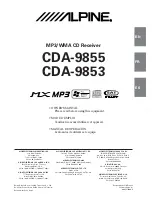 Alpine CDA-9853 Owner'S Manual preview