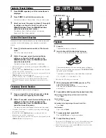 Предварительный просмотр 12 страницы Alpine CDA-9854L Owner'S Manual