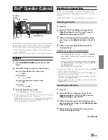 Предварительный просмотр 31 страницы Alpine CDA-9854L Owner'S Manual