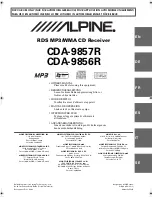 Preview for 1 page of Alpine CDA-9856R Owner'S Manual