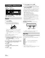 Предварительный просмотр 11 страницы Alpine CDA-9883 Owner'S Manual