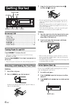 Preview for 8 page of Alpine cda-9884 Owner'S Manual