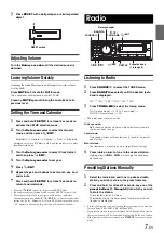 Предварительный просмотр 9 страницы Alpine CDA-9886R Owner's Manual