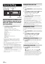 Предварительный просмотр 18 страницы Alpine CDA-9886R Owner's Manual