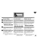 Предварительный просмотр 31 страницы Alpine CDA-D852 Owner'S Manual