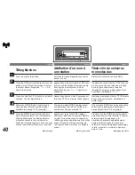 Предварительный просмотр 40 страницы Alpine CDA-D852 Owner'S Manual