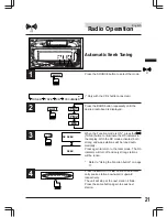 Preview for 21 page of Alpine CDA-W550E Owner'S Manual