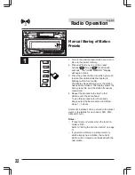 Preview for 22 page of Alpine CDA-W550E Owner'S Manual