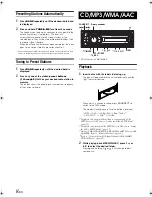 Предварительный просмотр 9 страницы Alpine CDE-101E Owner'S Manual