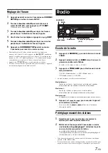 Предварительный просмотр 9 страницы Alpine CDE 102 - Radio / CD (French) Mode D'Emploi