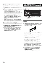 Предварительный просмотр 10 страницы Alpine CDE 102 - Radio / CD (French) Mode D'Emploi