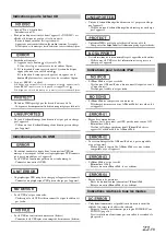 Предварительный просмотр 25 страницы Alpine CDE 102 - Radio / CD (French) Mode D'Emploi