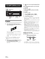 Предварительный просмотр 11 страницы Alpine CDE-121 Owner'S Manual