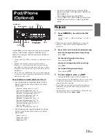 Предварительный просмотр 20 страницы Alpine CDE-121 Owner'S Manual