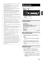 Предварительный просмотр 9 страницы Alpine CDE-122 (French) Mode D'Emploi