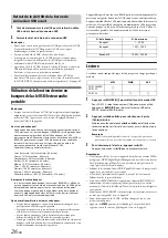 Предварительный просмотр 26 страницы Alpine CDE-122 (French) Mode D'Emploi