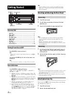 Предварительный просмотр 8 страницы Alpine CDE-123R Owner'S Manual