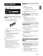 Предварительный просмотр 13 страницы Alpine CDE-123R Owner'S Manual