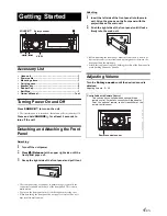 Предварительный просмотр 5 страницы Alpine CDE-130R Owner'S Manual