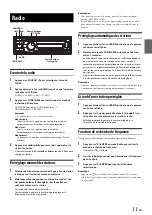 Предварительный просмотр 11 страницы Alpine CDE-133BT (French) Mode D'Emploi