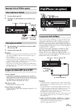 Предварительный просмотр 29 страницы Alpine CDE-133BT (French) Mode D'Emploi
