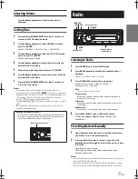 Предварительный просмотр 9 страницы Alpine CDE-133EBT Owner'S Manual