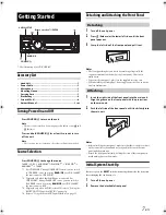 Предварительный просмотр 9 страницы Alpine CDE-134EBT Owner'S Manual