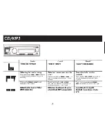 Preview for 11 page of Alpine CDE-134HD Quick Reference Manual