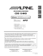 Preview for 31 page of Alpine CDE-134HD Quick Reference Manual