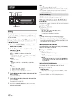 Preview for 50 page of Alpine CDE-134HD Quick Reference Manual