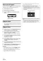 Предварительный просмотр 10 страницы Alpine CDE-136BT (French) Mode D'Emploi