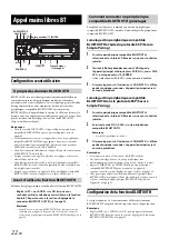 Предварительный просмотр 22 страницы Alpine CDE-136BT (French) Mode D'Emploi