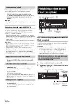 Предварительный просмотр 28 страницы Alpine CDE-136BT (French) Mode D'Emploi