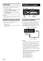 Предварительный просмотр 32 страницы Alpine CDE-136BT (French) Mode D'Emploi