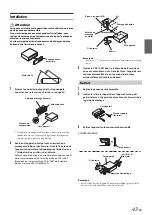 Предварительный просмотр 43 страницы Alpine CDE-136BT (French) Mode D'Emploi